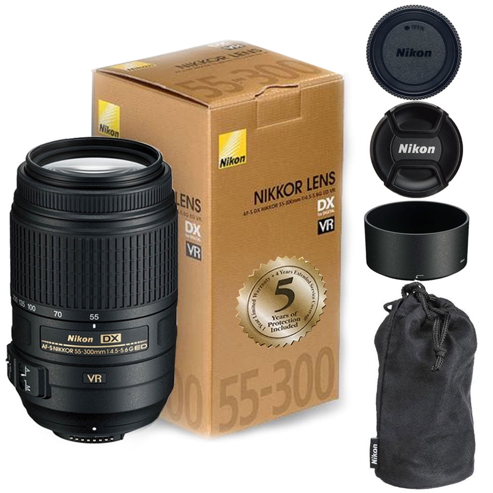 Nikon DSLR Camera Lens: 55-300mm f/4.5-5.6G ED VR AF-S DX Nikkor