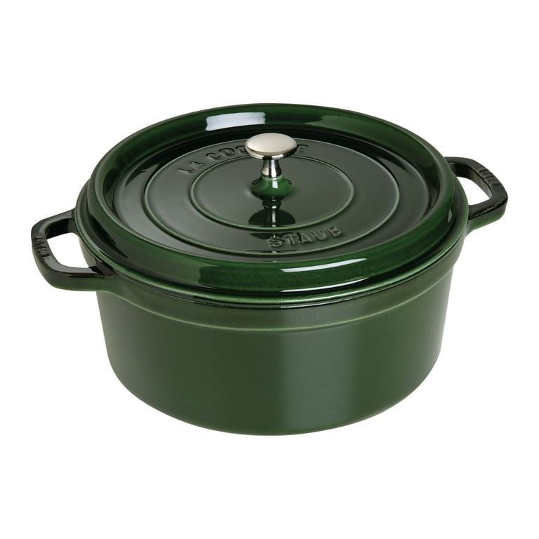 Staub Cast Iron 7-qt Enamelled Bakeware, Round Cocotte/Dutch Oven