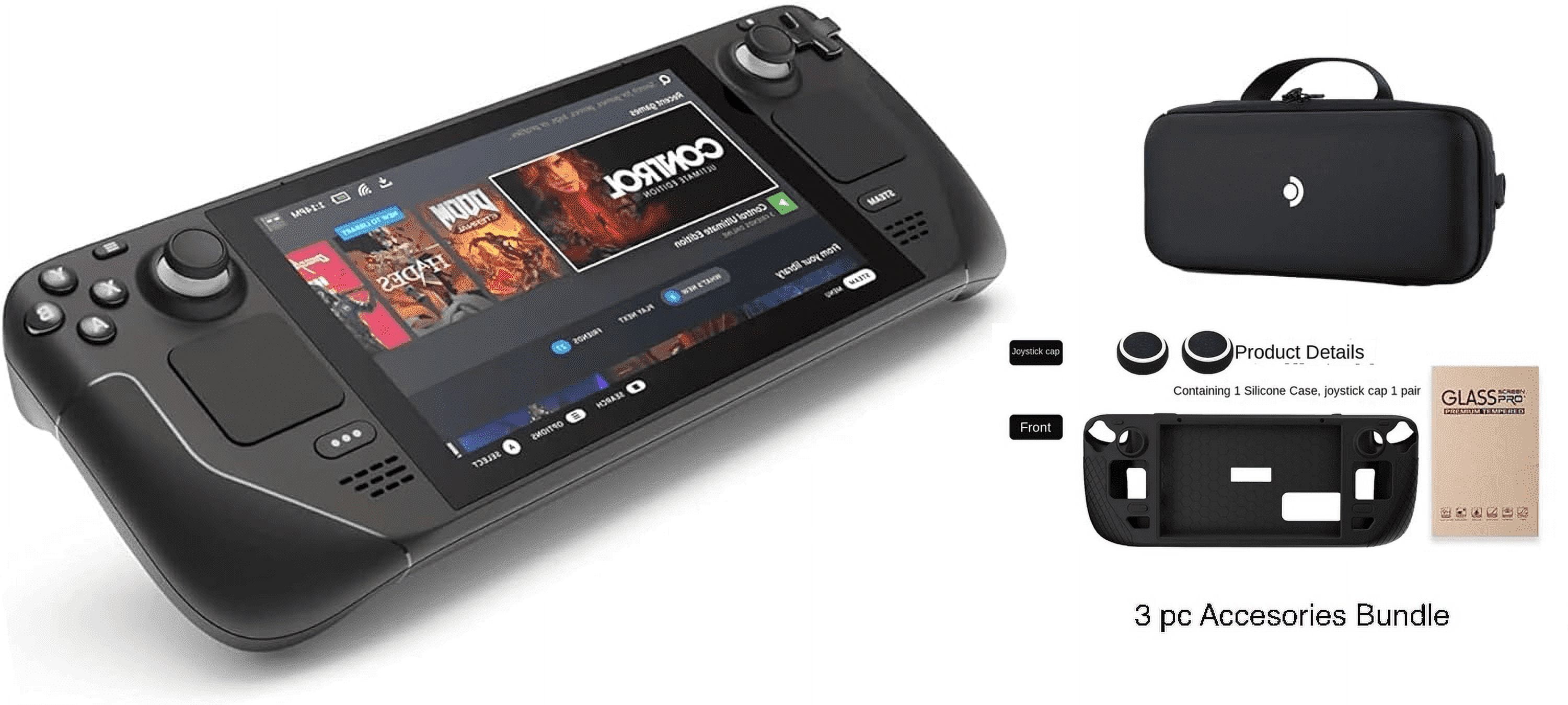 Valve Steam Deck 2TB Handheld Gaming Console with Case, 16GB RAM