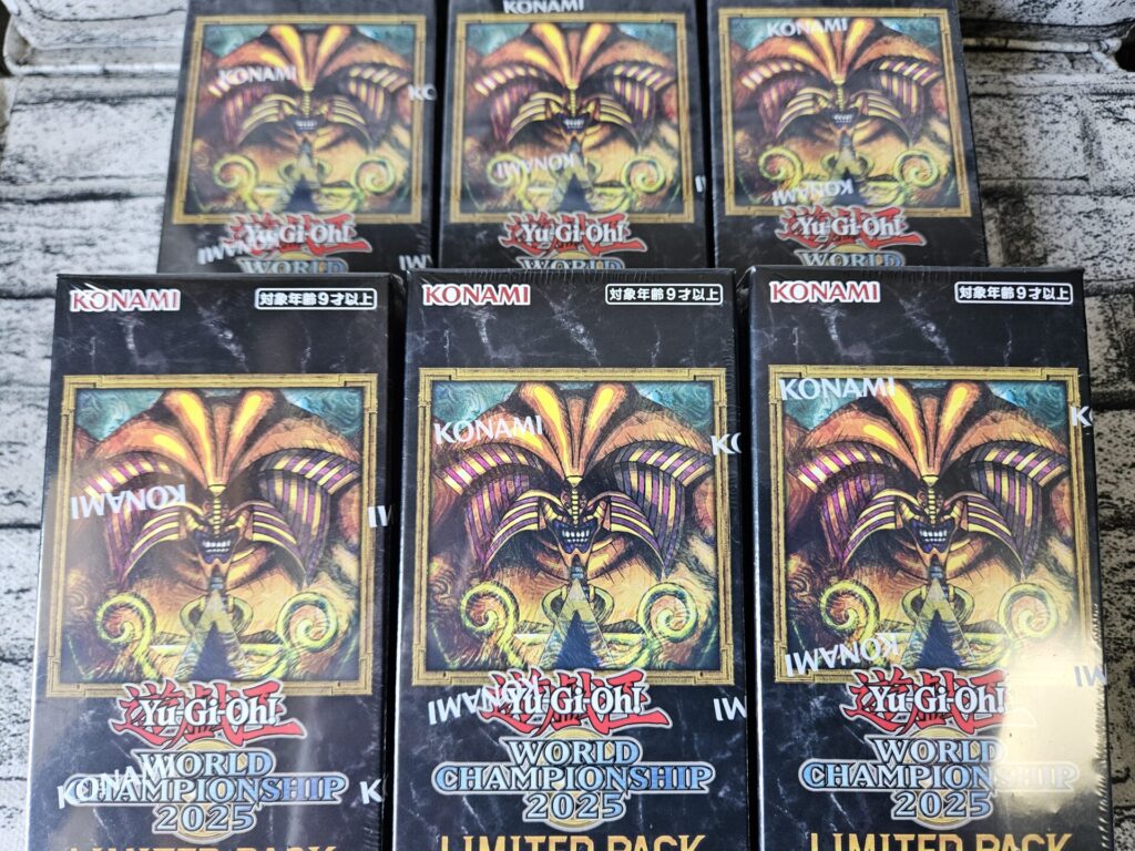 遊戯王】LIMITED PACK WORLD CHAMPIONSHIP 2025を6ボックス開封