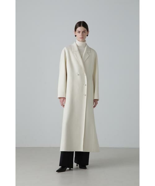◇ソリッドウールリバーロングコート （アウター）｜ADORE / アドーア