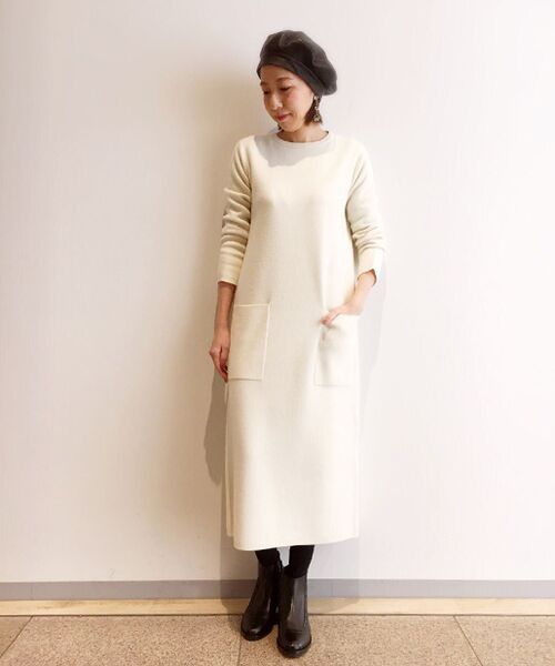 スムースニットワンピース （ミニ丈・ひざ丈ワンピース）｜BEARDSLEY