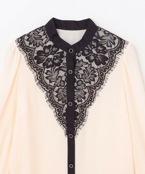 バイカラーレースブラウス （シャツ・ブラウス）｜GRACE CONTINENTAL