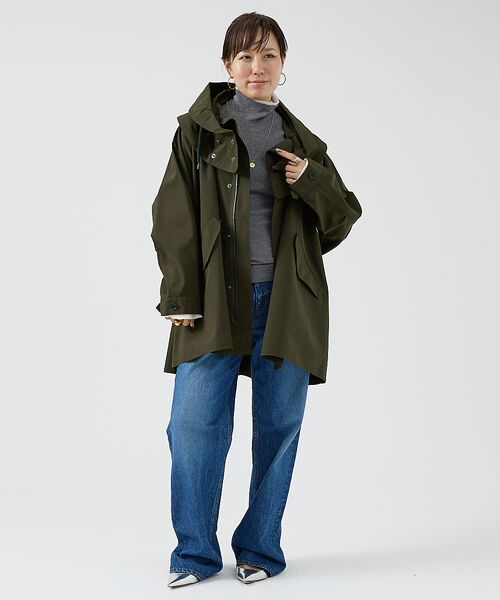 VACHEMENT(ヴァシュモン)】 リサイクルシェルタフタショートモッズコー