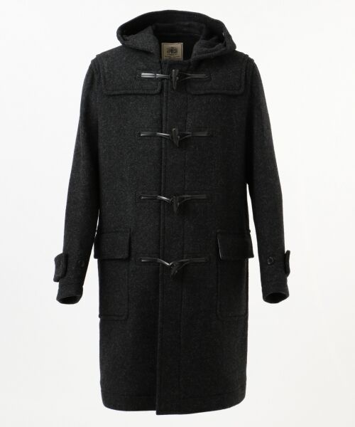 セール】 バックブロックチェックメルトンダッフルコート （ダッフル