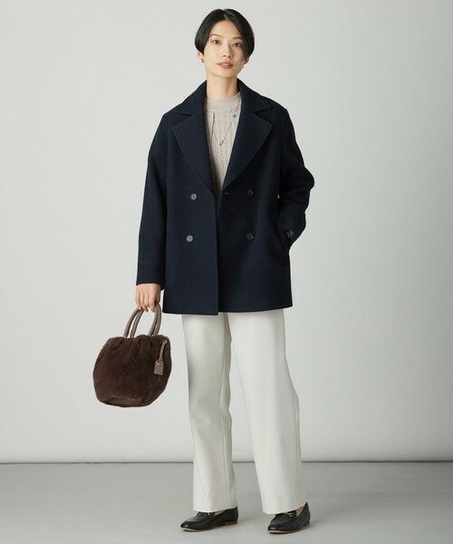 WEB限定カラーあり】Jackal ソフトメルトン Pコート （ピーコート）｜J