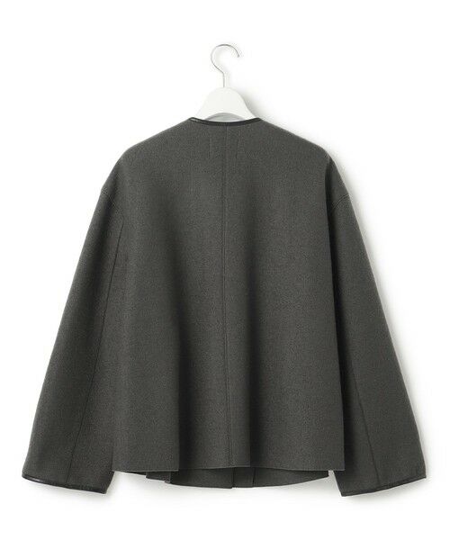 セール】 コンプレストパイル ノーカラー アウター （テーラード