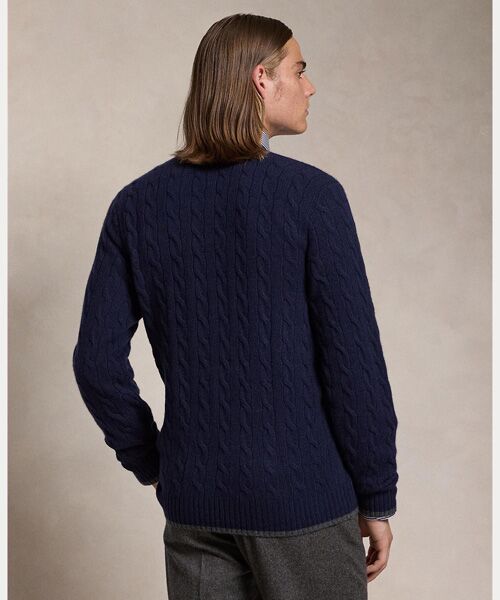 ケーブルニット ウールカシミヤ カーディガン （カーディガン・ボレロ