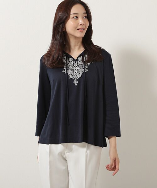 セール】 アラベスク刺繍ブラウス （シャツ・ブラウス）｜TABASA