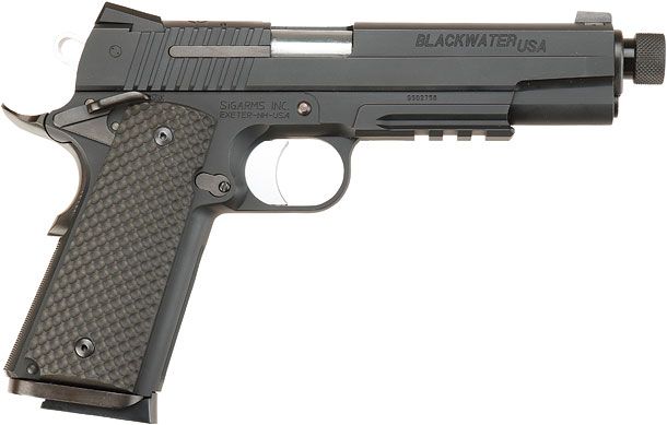 ウエスタンアームズ「SIG1911ブラックウォーター（サイレンサー
