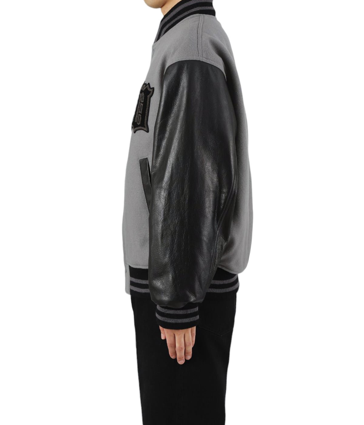 LEATHER VARSITY JACKET -B- ( TYPE-1 ) | WACKO MARIA(ワコマリア