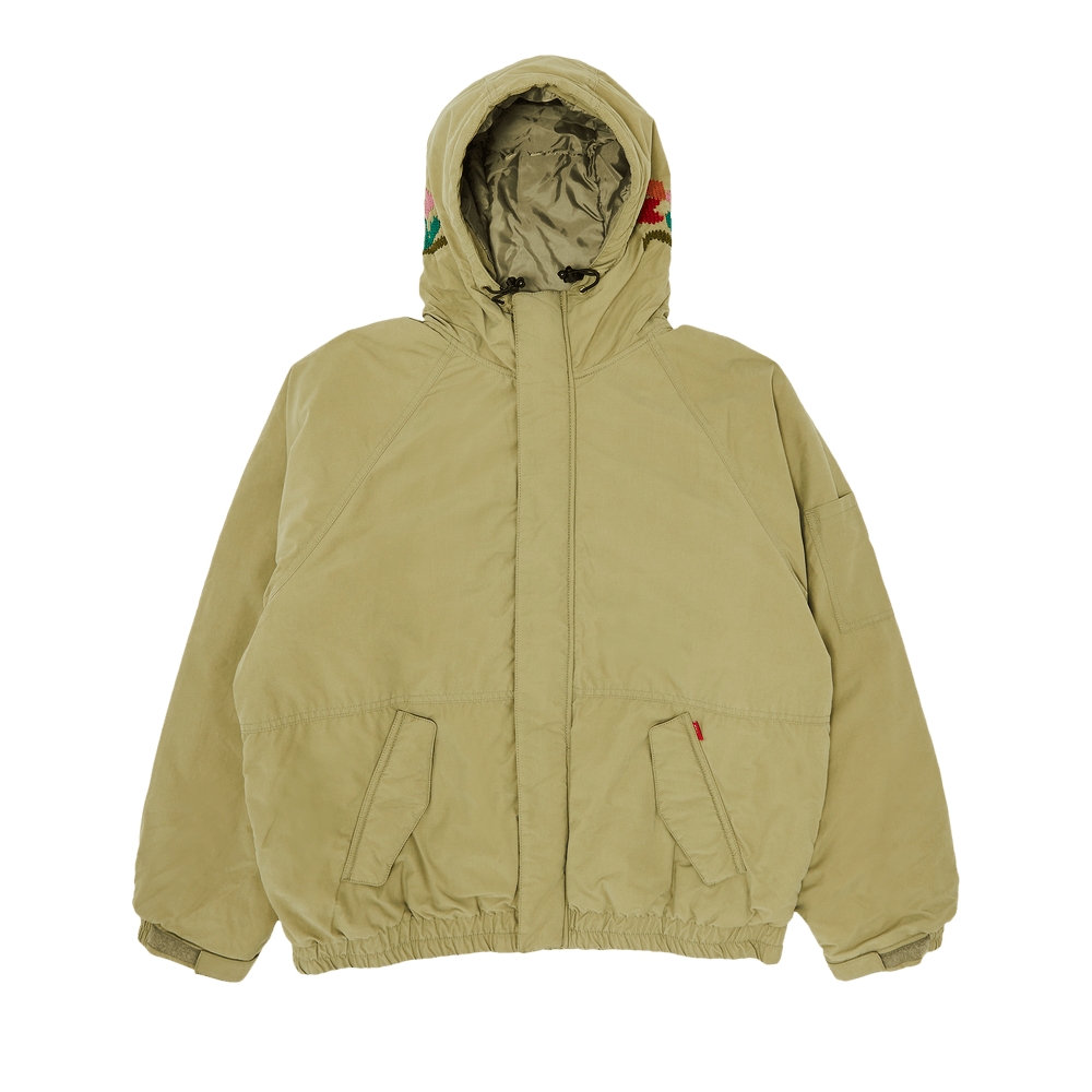 Buy Supreme Needlepoint Hooded Jacket 'Olive' - FW23J40 OLIVE | GOAT