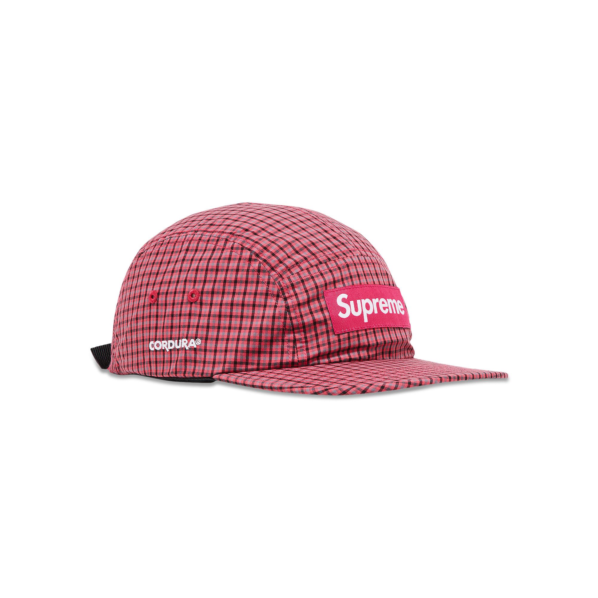 Buy Supreme x Cordura Plaid Camp Cap 'Red' - SS25H21 RED | GOAT