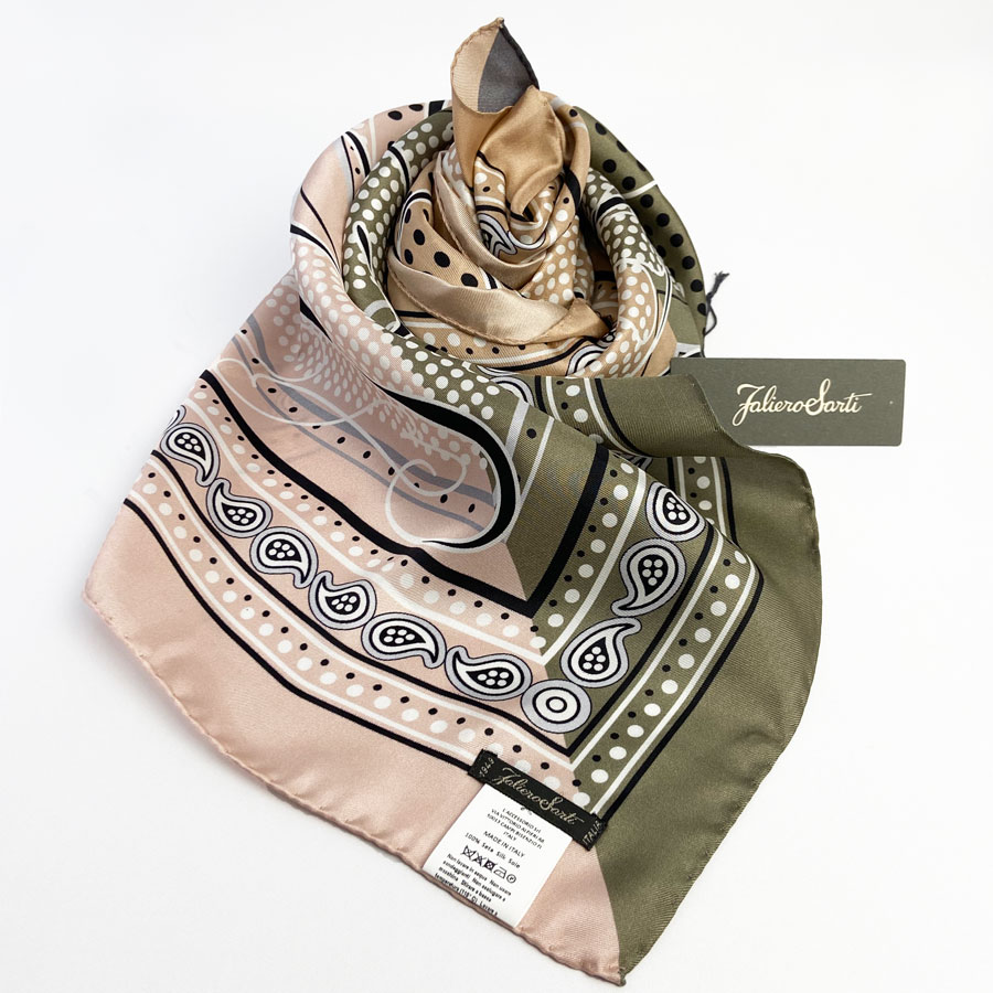 イタリア製 シルクスカーフアンディーウォーホル