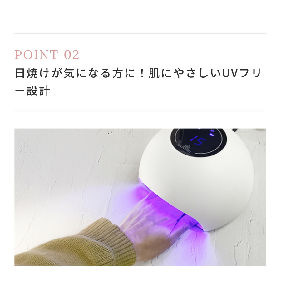 楽天市場】ジェルネイル用 LEDランプ 18W SHINYGEL ネイル用LEDライト