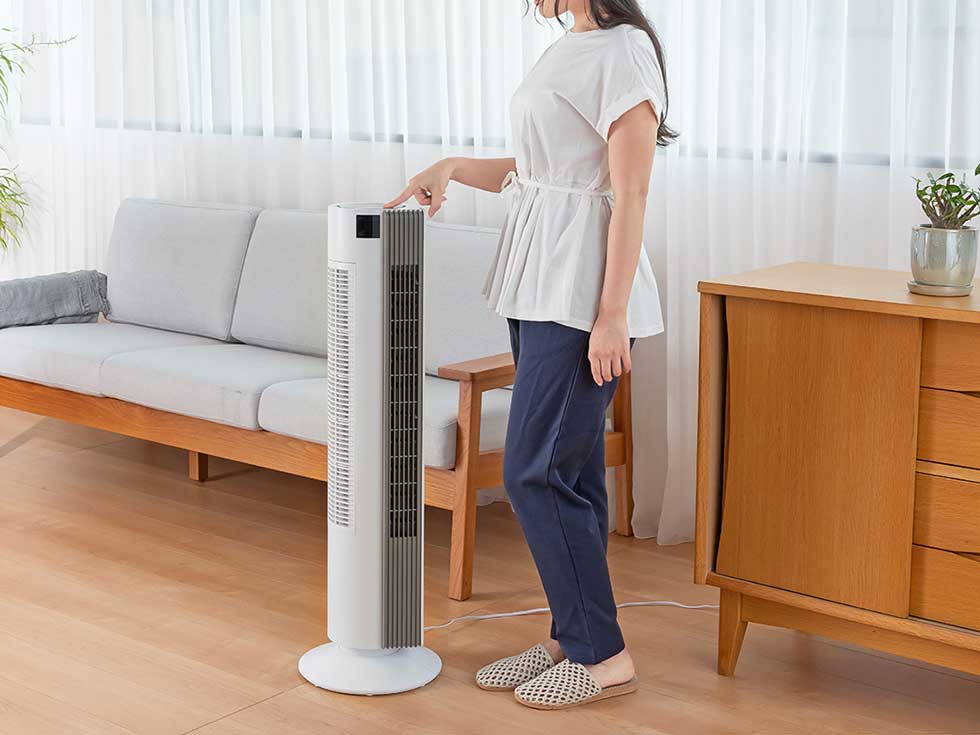 楽天市場】【25年新製品】コイズミ タワーファン KTF0552W KTF-0552/W