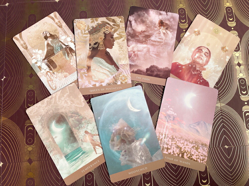 楽天市場】【魔法の力に満ちた月あかりと影のタロットカード】ムーン