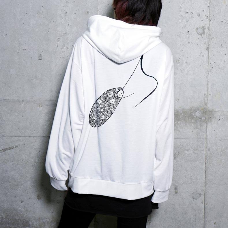 肆ノ島來世 しのしまらいせ KINGLYMASK スペシャルコラボパーカー 白 KINGLYMASK