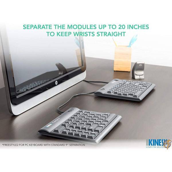 楽天市場】Kinesis Freestyle2 Ergonomic Keyboard for PC (20
