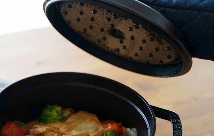 楽天市場】ストウブ staub ピコ ココット ラウンド 22cm 黒 40509-305