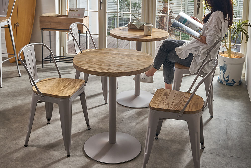 アオ屋カフェテーブル　スミス SMITH おしゃれ 北欧 家具 西海岸 楽天市場】テーブルセット カフェテーブルセット 3点 チェア 2脚