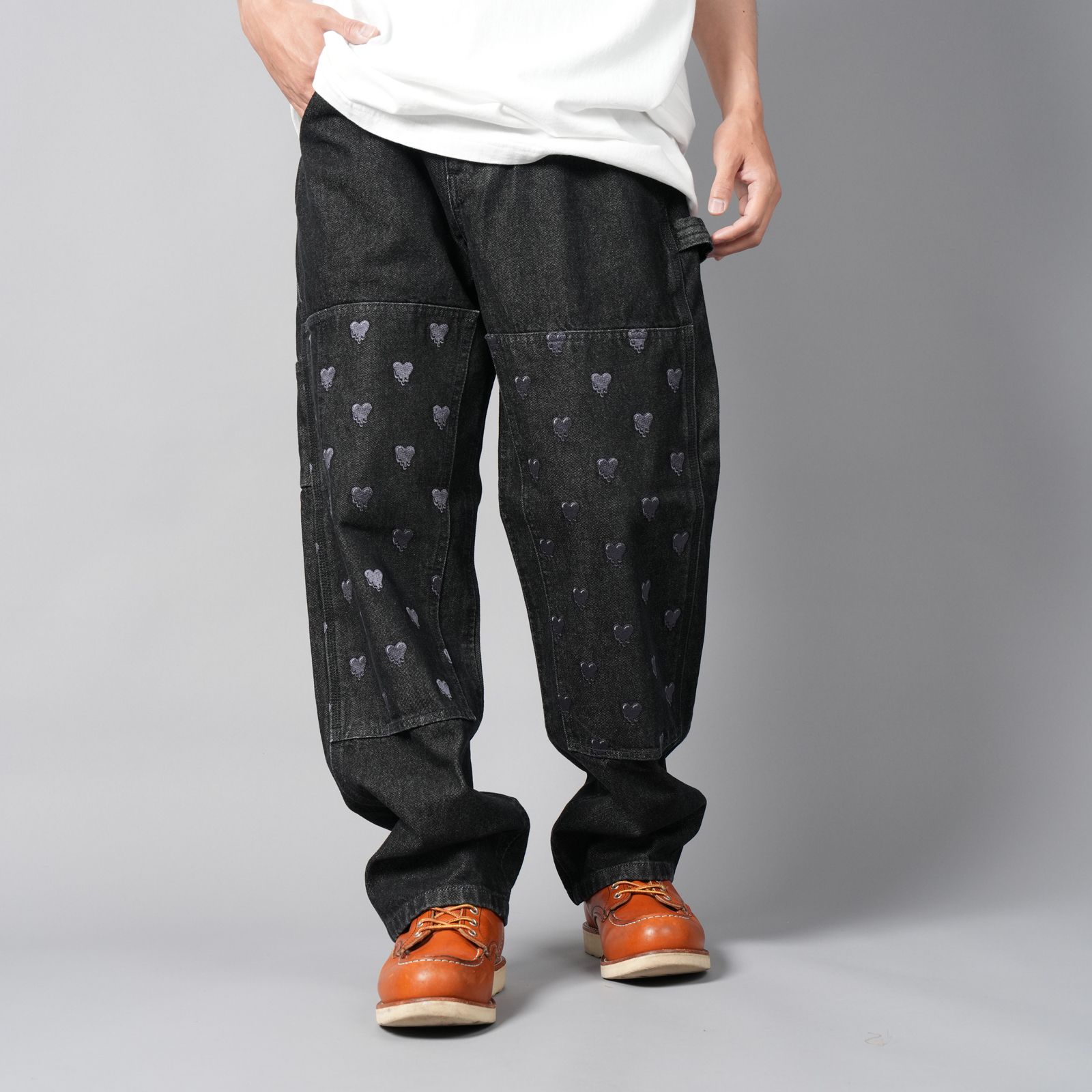 Emotionally Unavailable - 【ラスト1点】LOGO PATTERN DENIM PANTS