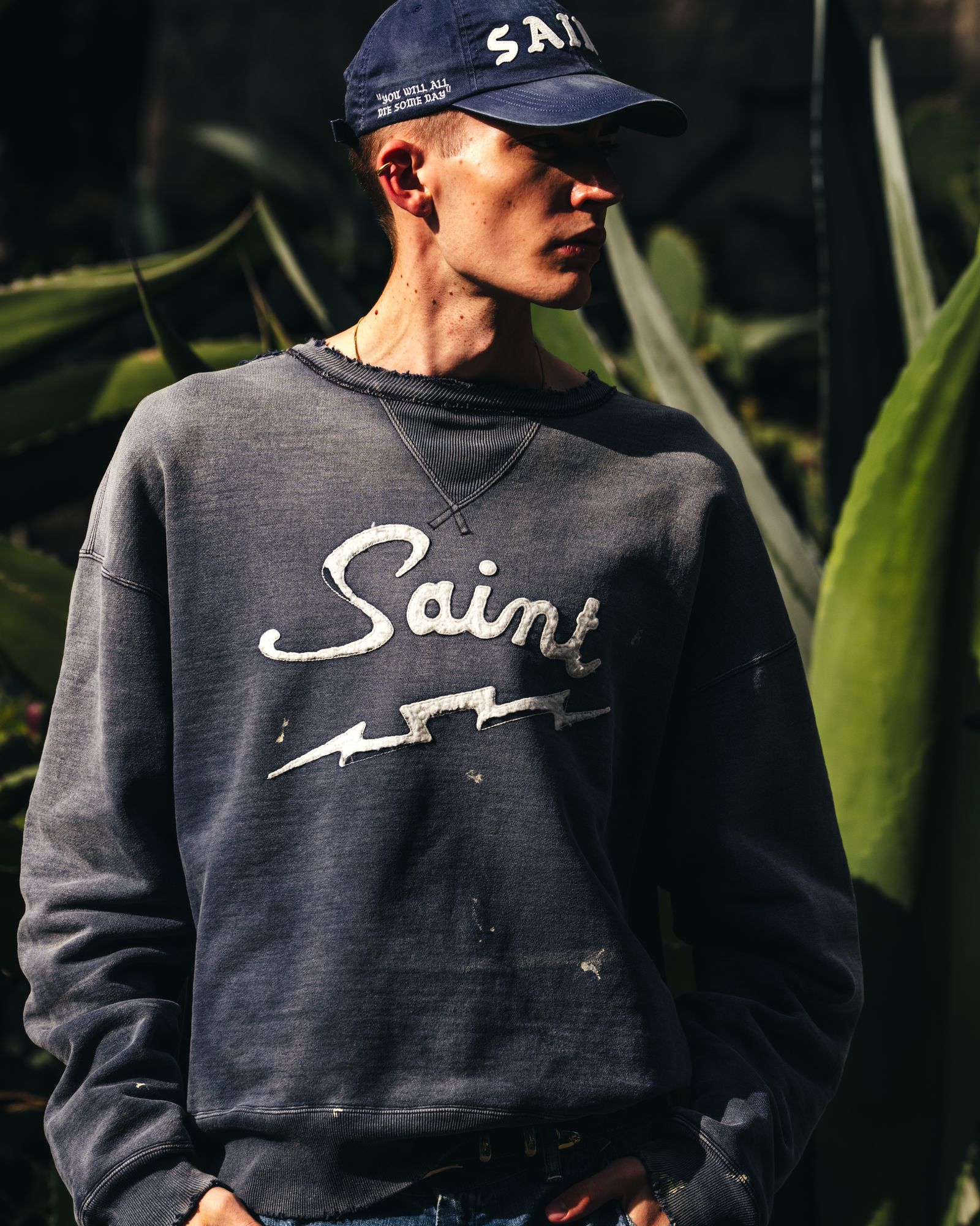 SAINT M×××××× - セントマイケル25SS SAINT CRW-N SWEAT(SM-HR8-0000