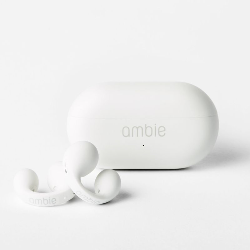 完全ワイヤレスイヤホン sound earcuffs White×White AM-TW02/WWC