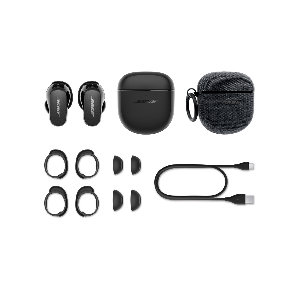 完全ワイヤレスイヤホン QuietComfort Earbuds II Triple Black