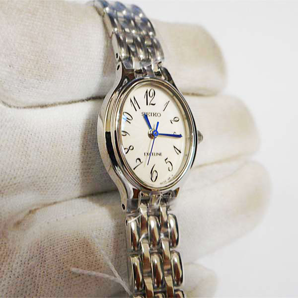 セイコー 女性用 腕時計 SWDX177 楕円形 電池時計 SEIKO エクセリーヌ