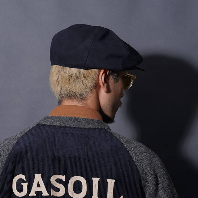OC53G03 /「SPEED SHOP - LEATHER CASQUETTE / BLACK」キャスケット