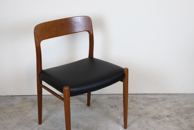 J.L.モラー（J.L.Moller） No.75 北欧 ダイニングチェア 座面張り替済