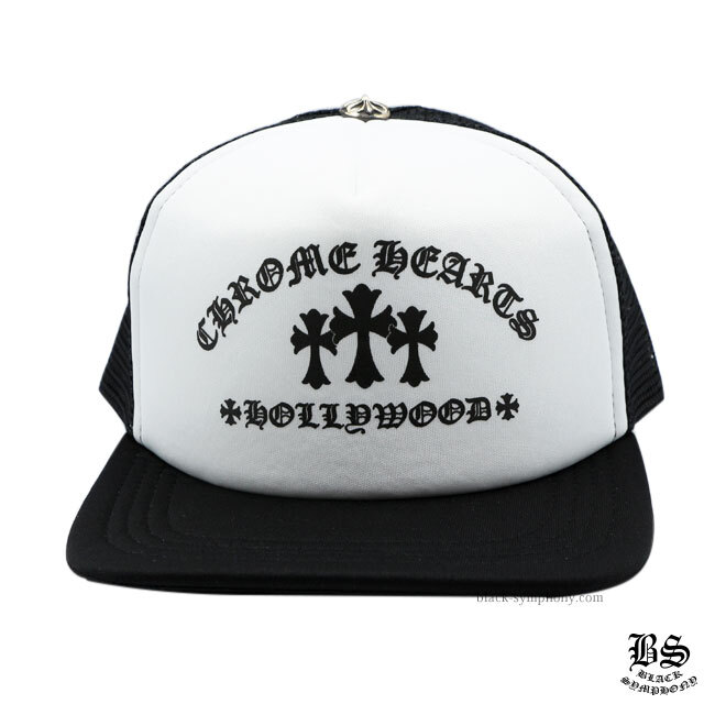クロムハーツトラッカーキャップキングタコブラックホワイト|クロム