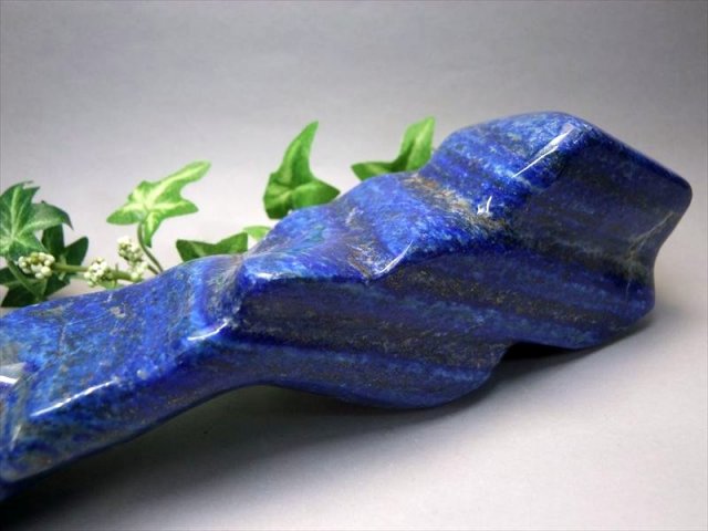 特大 高品質 ラピスラズリ 磨き原石 重さ965g 最大幅205mm 最強の幸運