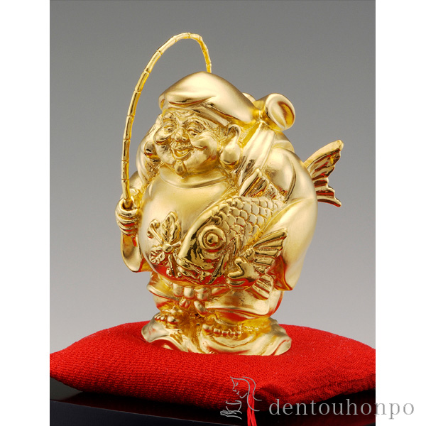 送料無料】 純金 恵比寿様 15g / 光則（金工芸） 恵比寿 大黒 宝船