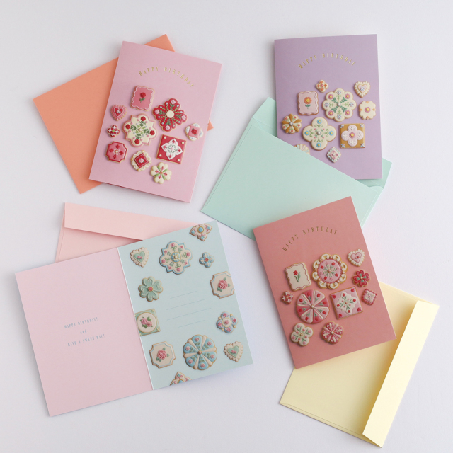 KUNIKA バースデーカード（blue） KG-011 | デザインステーショナリー