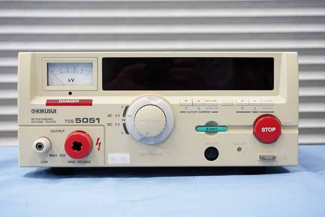 中古 菊水電子工業 耐電圧試験器 TOS5051 (管理番号：4G-1061) 計測器