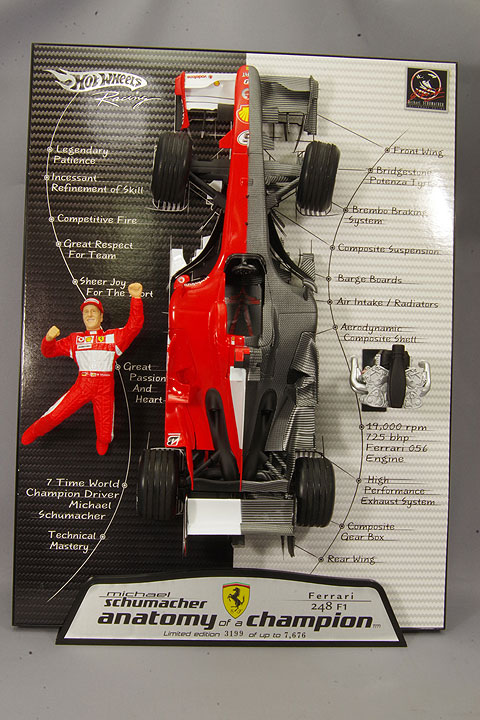 マテル ホットウィール 1/18 フェラーリ 248 2006 F1 M.シューマッハ