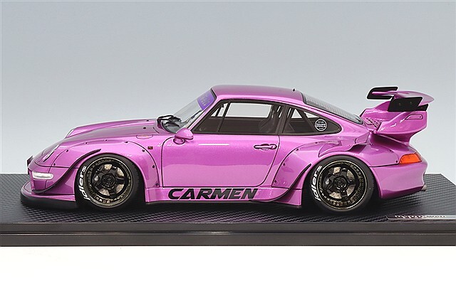 イグニッションモデル 1/18 RWB 993 パープルメタリック/WORKマイ