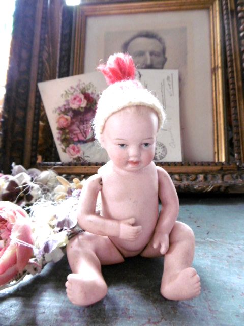 フランスアンティーク,ビスクドール,ベビー,赤ちゃん