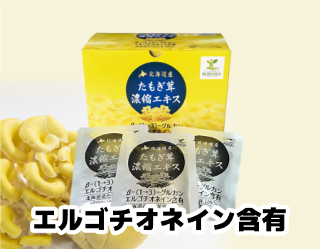 北海道産たもぎ茸濃縮エキスご購入はコダマ健康食品オンラインショップ