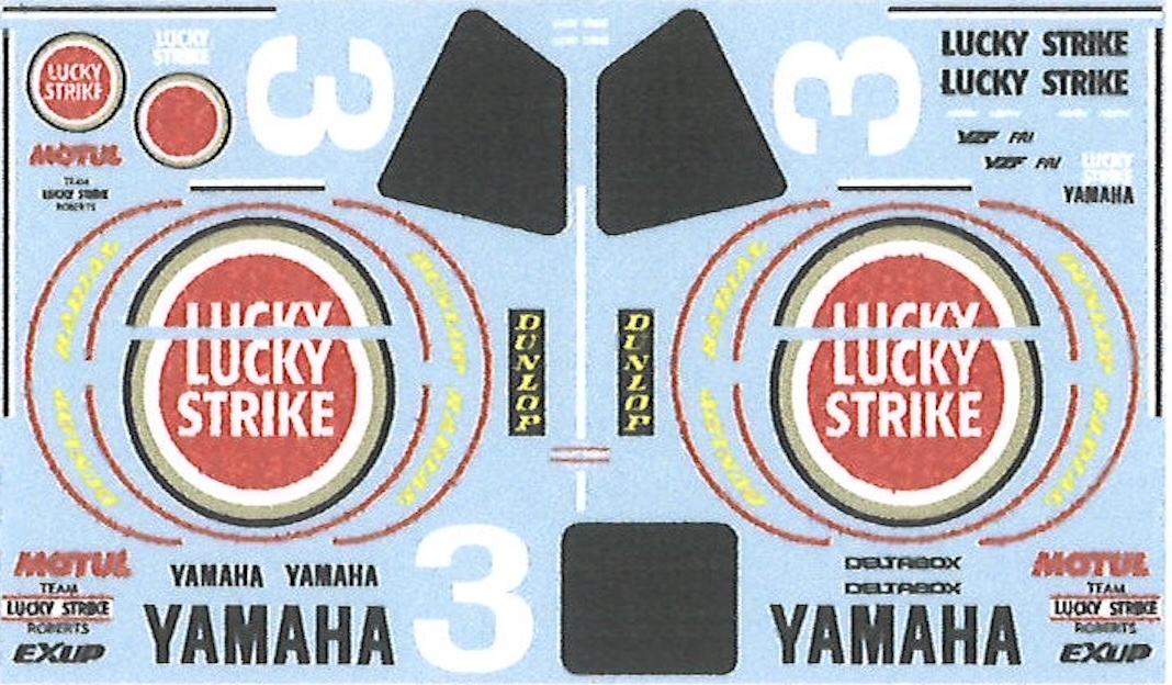 ミュージアムコレクション 1/12 ヤマハ YZF ラッキーストライク チーム