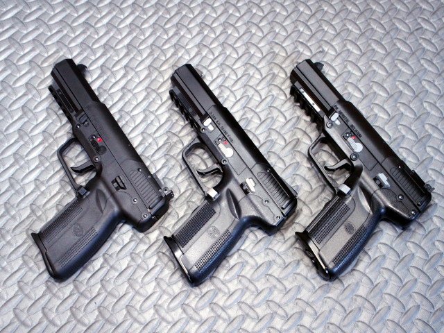 CyberGun FN5-7 Tactical ガスブローバックピストル BK