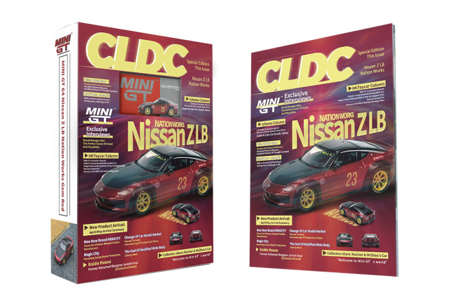 1/64 CLDC BOOK w/ MGT00737 Nissan Z LB NATION WORKS ジェムレッド