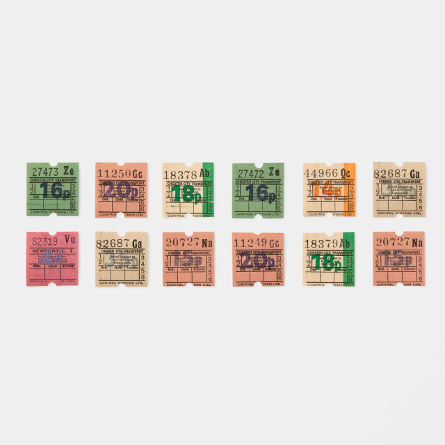 イギリス ヴィンテージバスチケット 12枚入り (07151865)