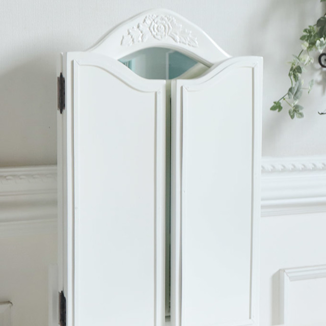 三面鏡ドレッサー ホワイト｜高級マホガニー家具VENECHIA｜おしゃれ