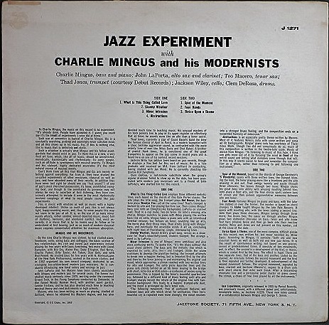 ジャズレコード】Charles Mingus チャールズ・ミンガス / The Jazz