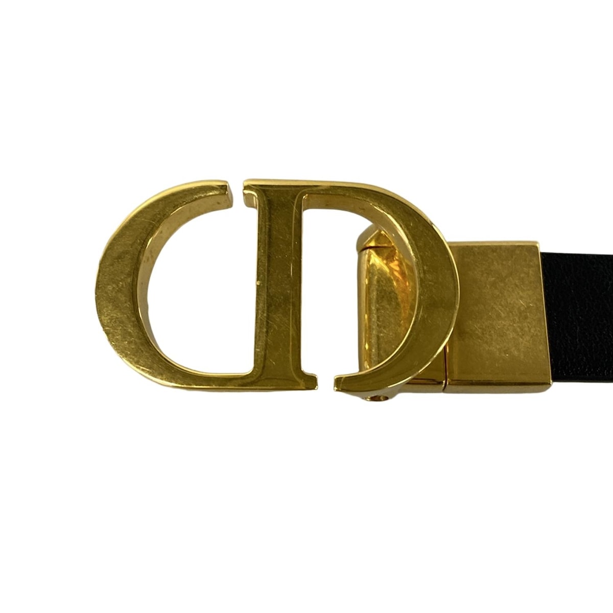 ディオール/クリスチャンディオール/ベルト/黒×白×ゴールドの買取実績