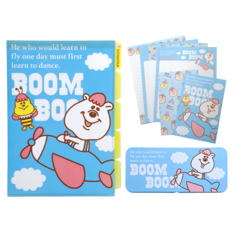 レターセット＆缶ペンケース＆5ポケットファイル（3点セット）【KMTG