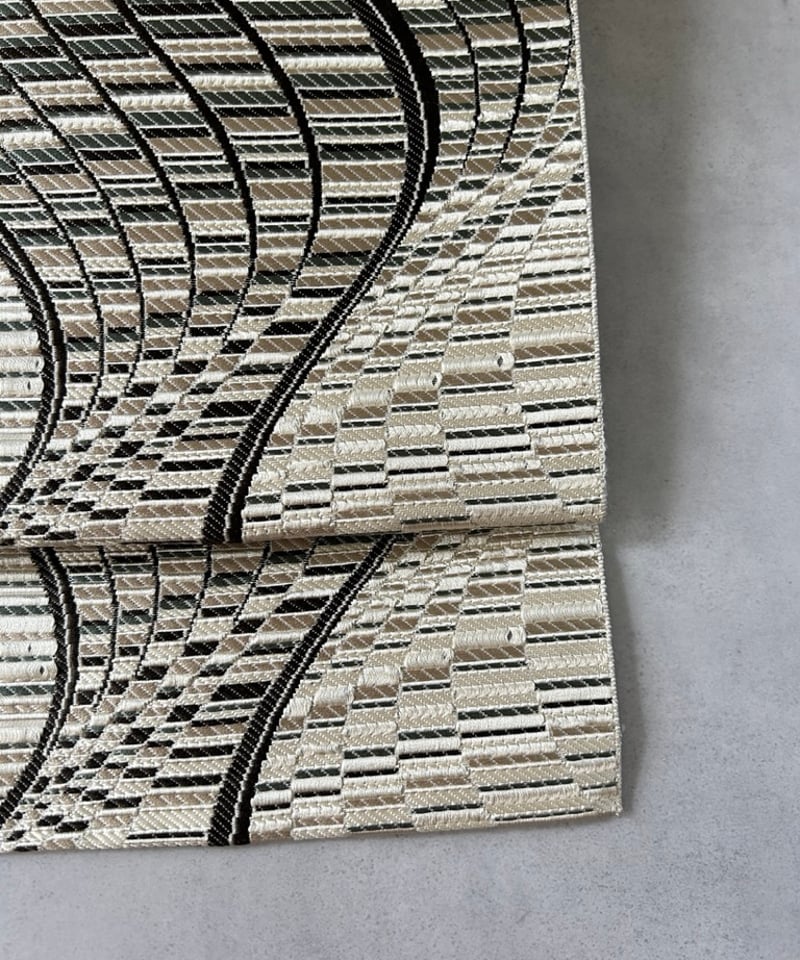 OKANO 千年工房 博多名古屋帯 クリーム色［N112］ | kimono ulala